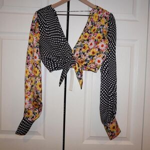 For-love-lemons Women's multi Crop-top